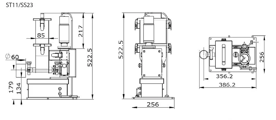 Gravimetric Feeder for Liquid Material Applied to Plastic Pellets in Extrusion Processes